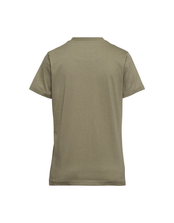 T-Shirt SUSTAINABLE BASIC, groen, dames, maat M - Afbeelding 2