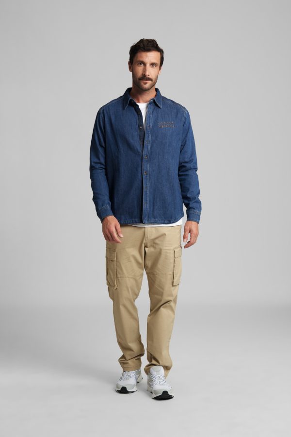Hemd, DENIM CONTRA, maat XXL - Afbeelding 3