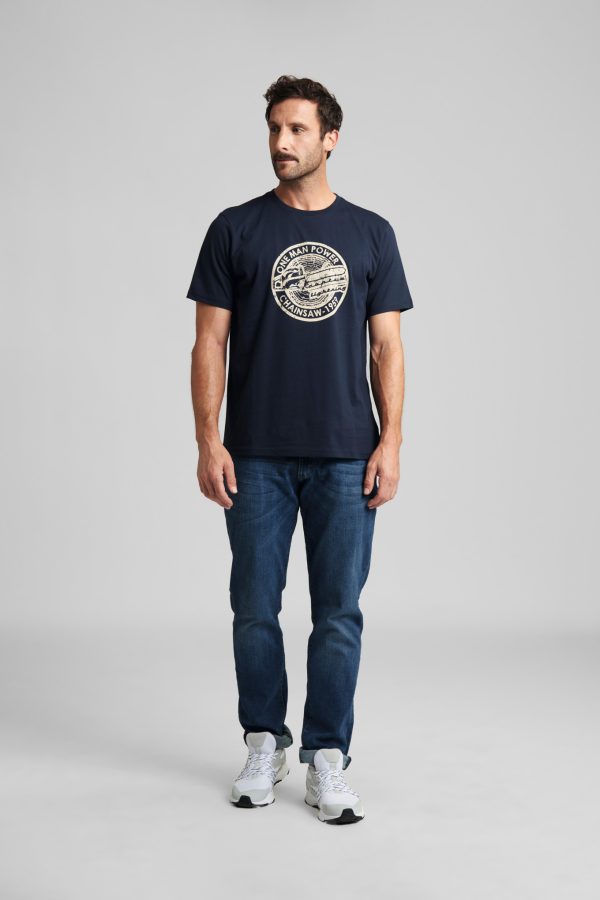T-Shirt CONTRA 59, blauw, maat M - Afbeelding 3