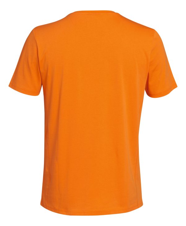 T-shirt LOGO CIRCLE, oranje, maat XXL - Afbeelding 2
