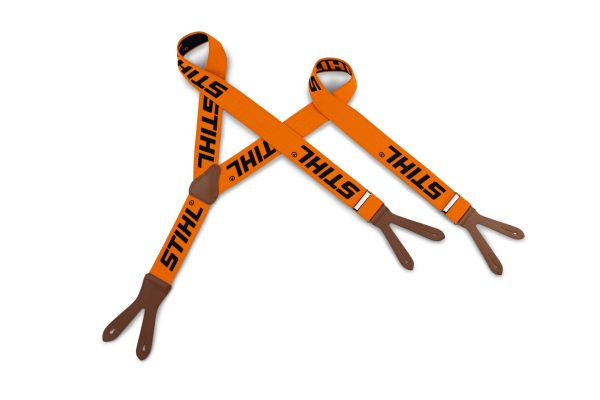 Bretellen, 120 cm, oranje, om te knopen