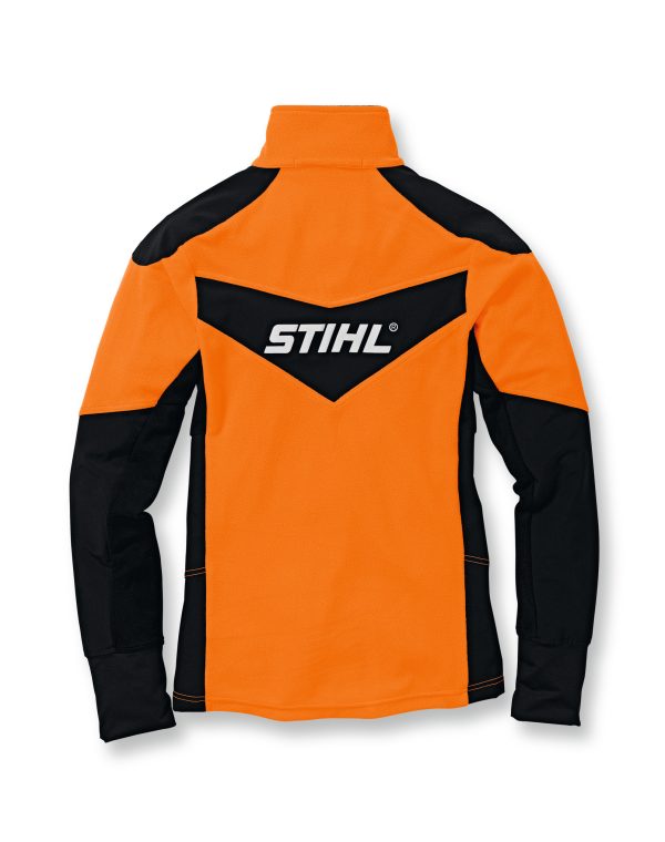 Fleecejack, DYNAMIC, maat S, fluo-oranje - Afbeelding 2