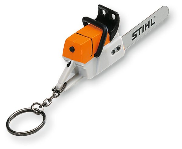 Sleutelhanger motorzaag, met geluid, 10 cm - Afbeelding 2