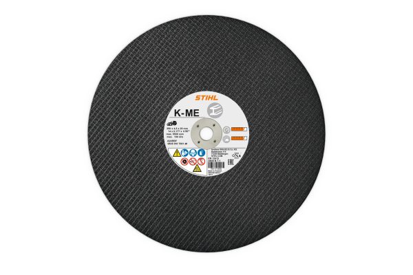 Kunsthars doorslijpschijf, Ø 350 mm, staal, K-ME