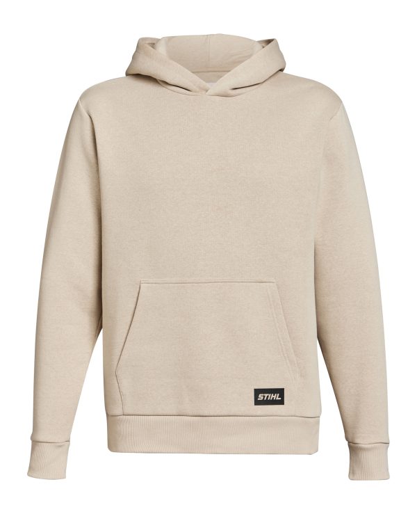 Hoodie LOGO SMALL, beige, maat M